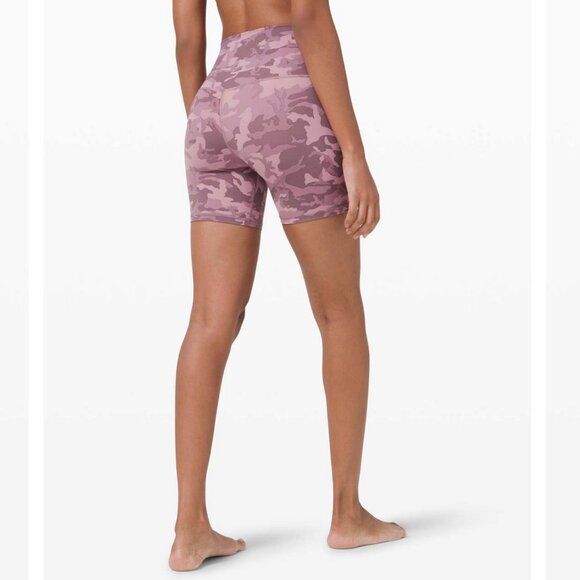 Lululemon Align Short 6" Incognito Camo Pink Taupe Multi 4 - Picture 2 of 10